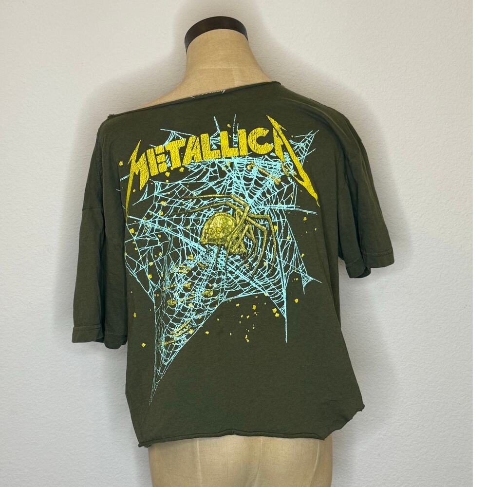 Metallica Band Concert Band Shirt Tee T-Shirt Top Indie Women L